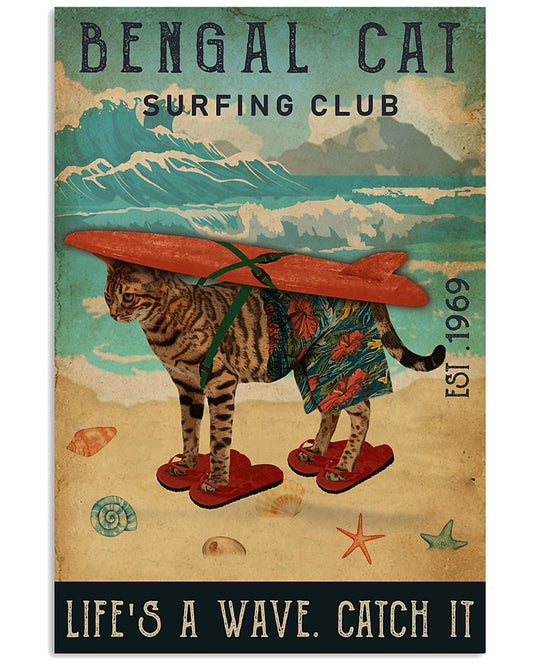 Surfing Club  Bengal Cat-4862