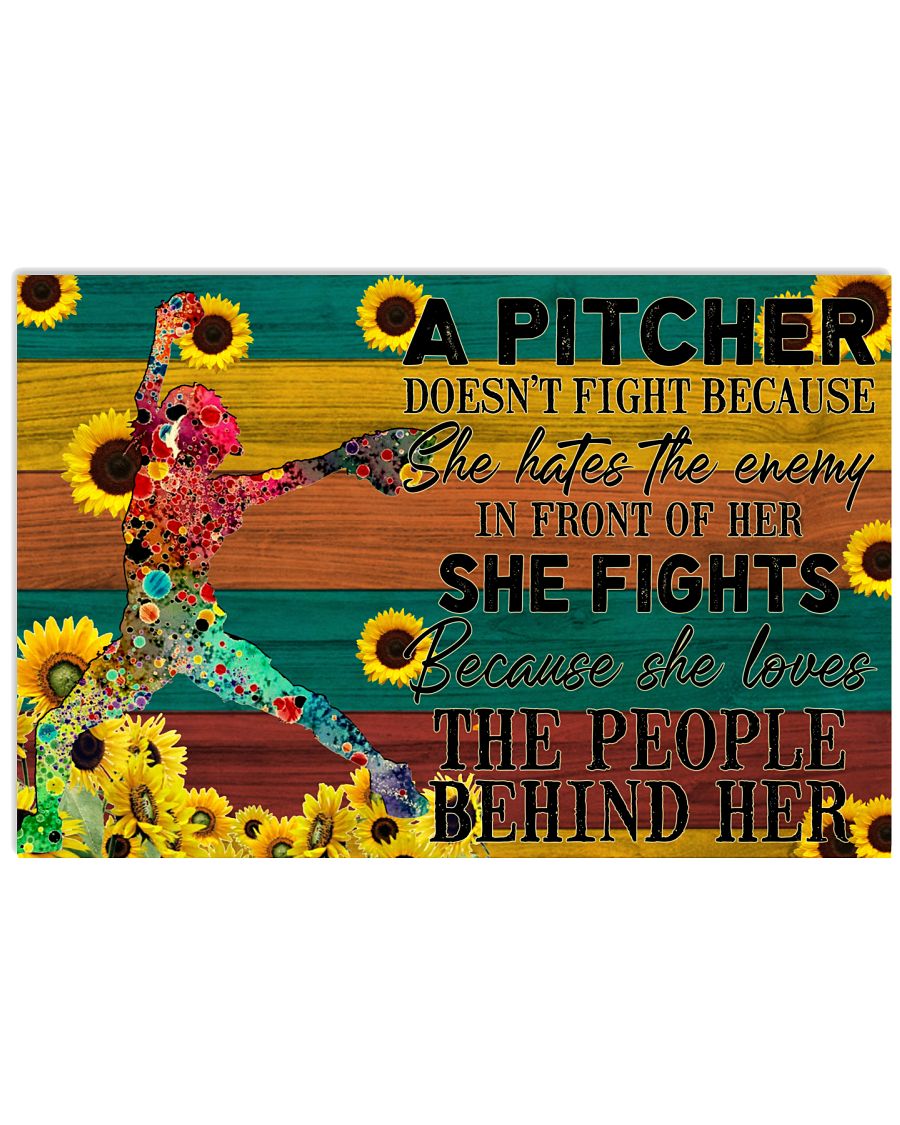 Softball Pitcher Decor-8145