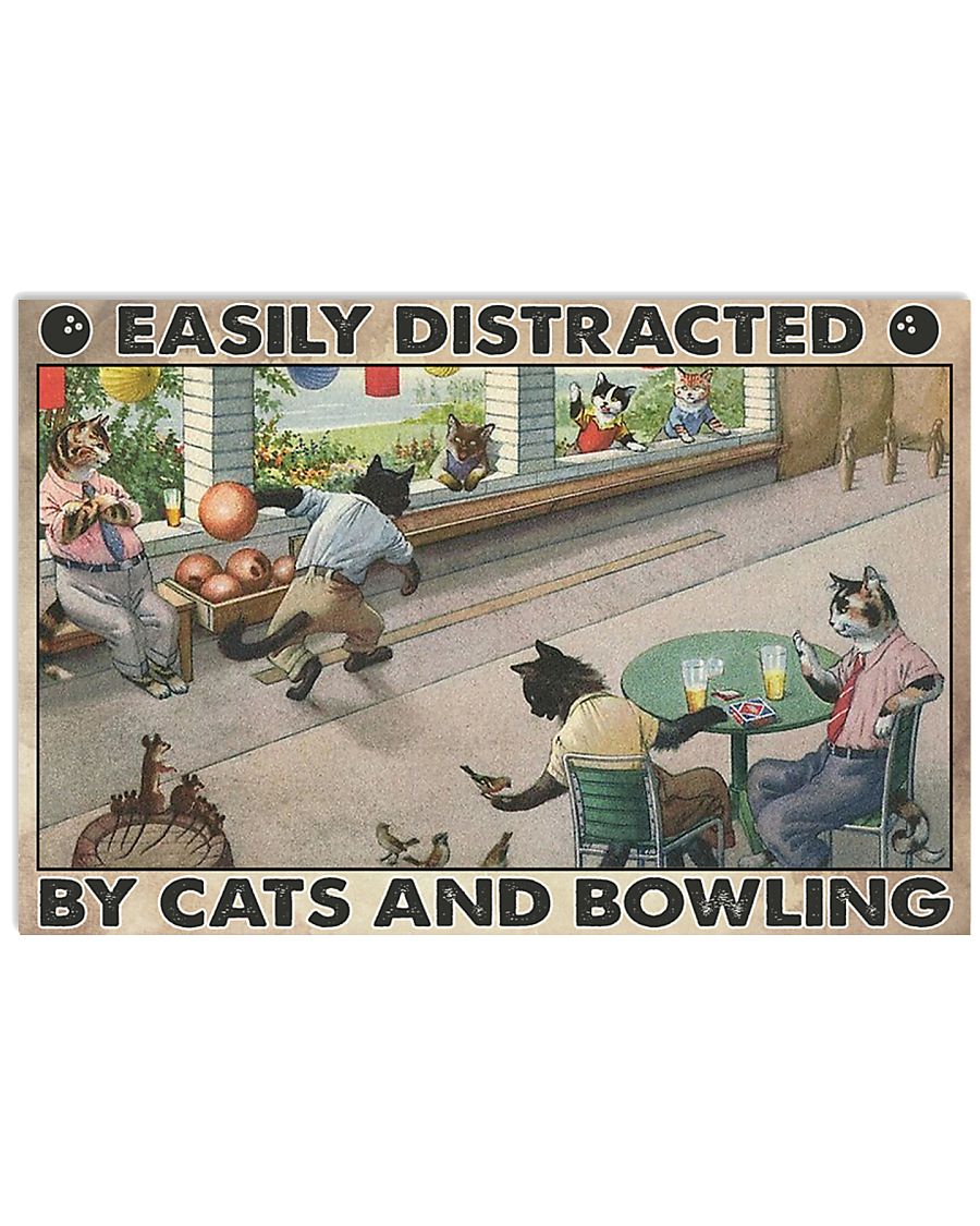 Bowling cat easily distracted pt dvhh ngt-4963