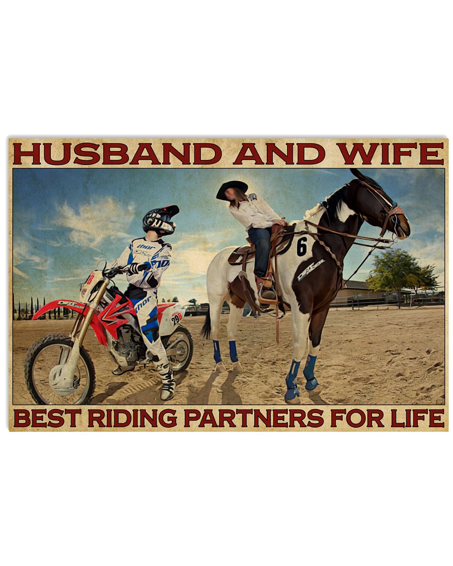 Riding Horse And Motor Couple -1336