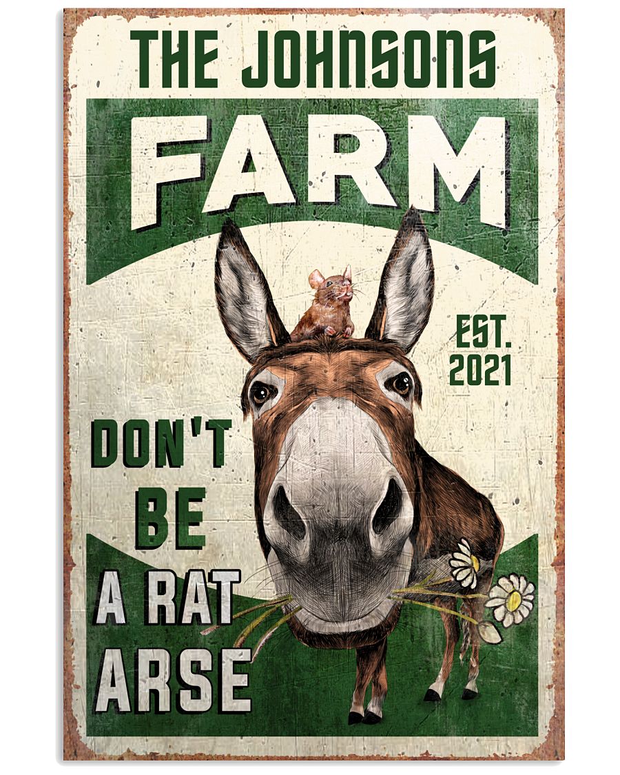 Personalized Farm Donkey Don't Be A-3206