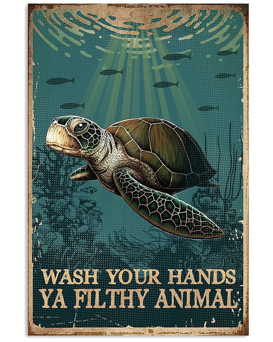 Sea Turtle Wash Your Hands Turtle -2600