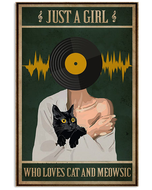 Just A Girl Music And Cat-8503