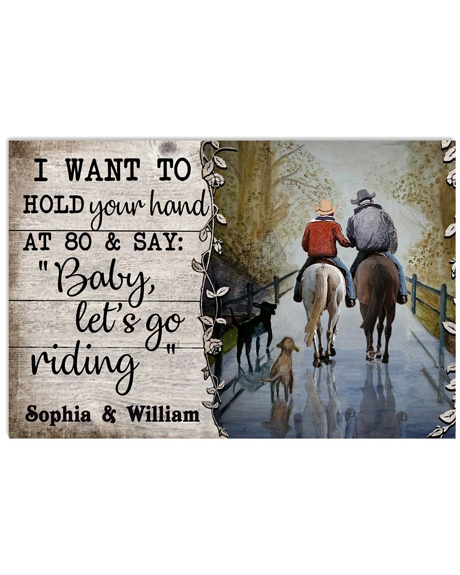 Personalized Horse Hold Your Hand-9456