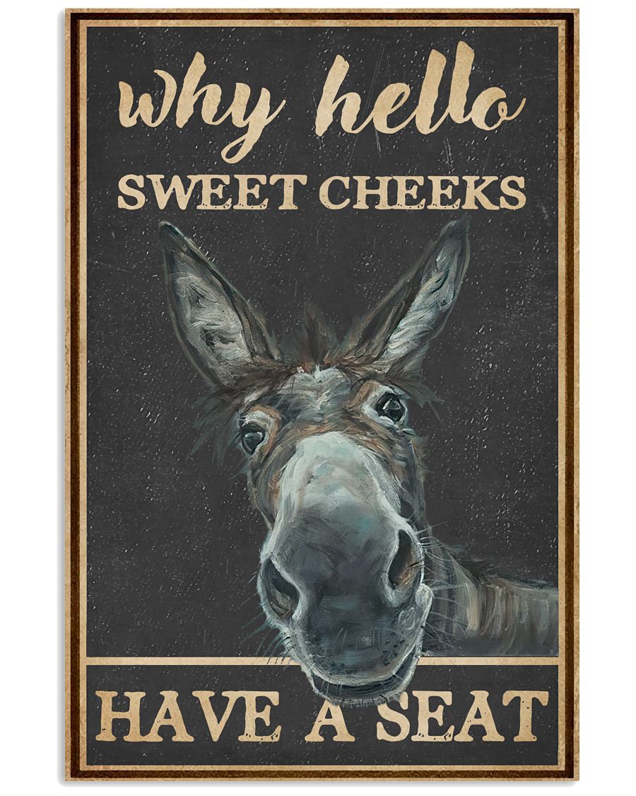 Donkey Gray Why Hello Sweet Cheeks-6726