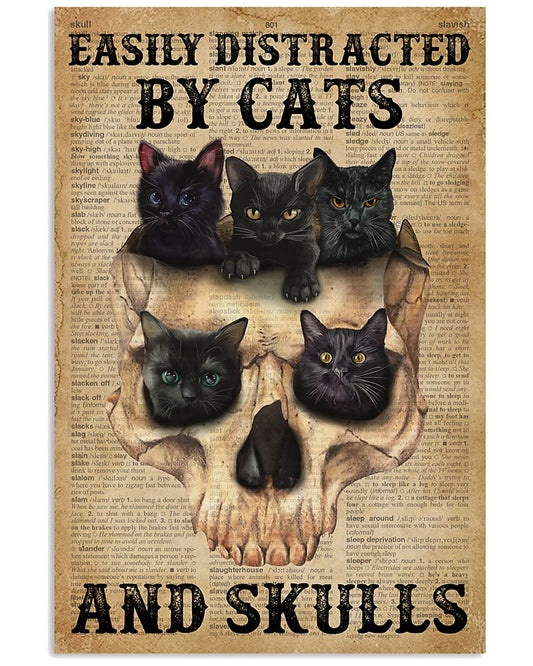 Dictionary Easily Distracted By Cats And Skulls-8477