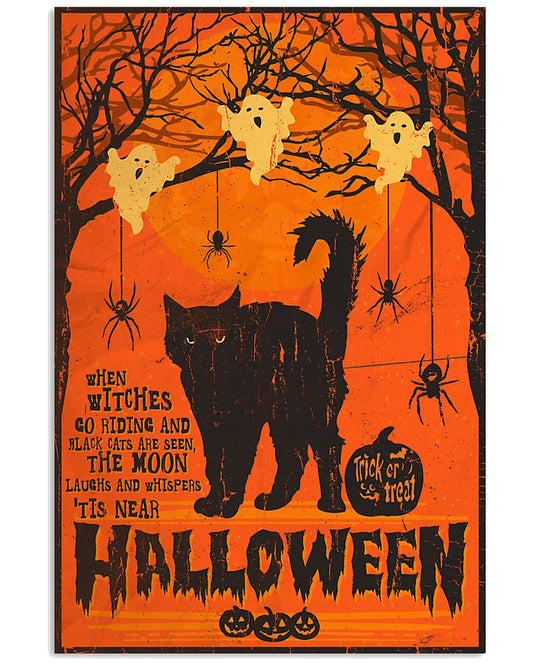 Trick Or Treat Halloween Black Cat-5547