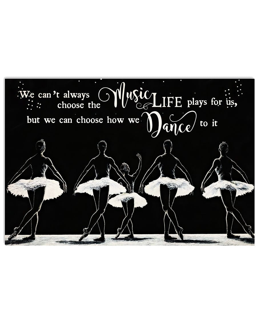  Ballet Girl Silhouette Life Quote-9747