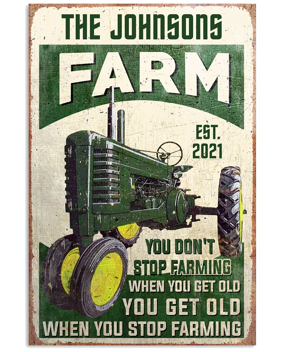 Personalized Farm Tractor Get Old-5311