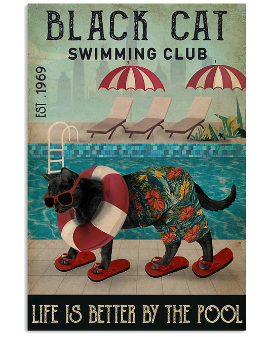 Swimming Club Black Cat-1738