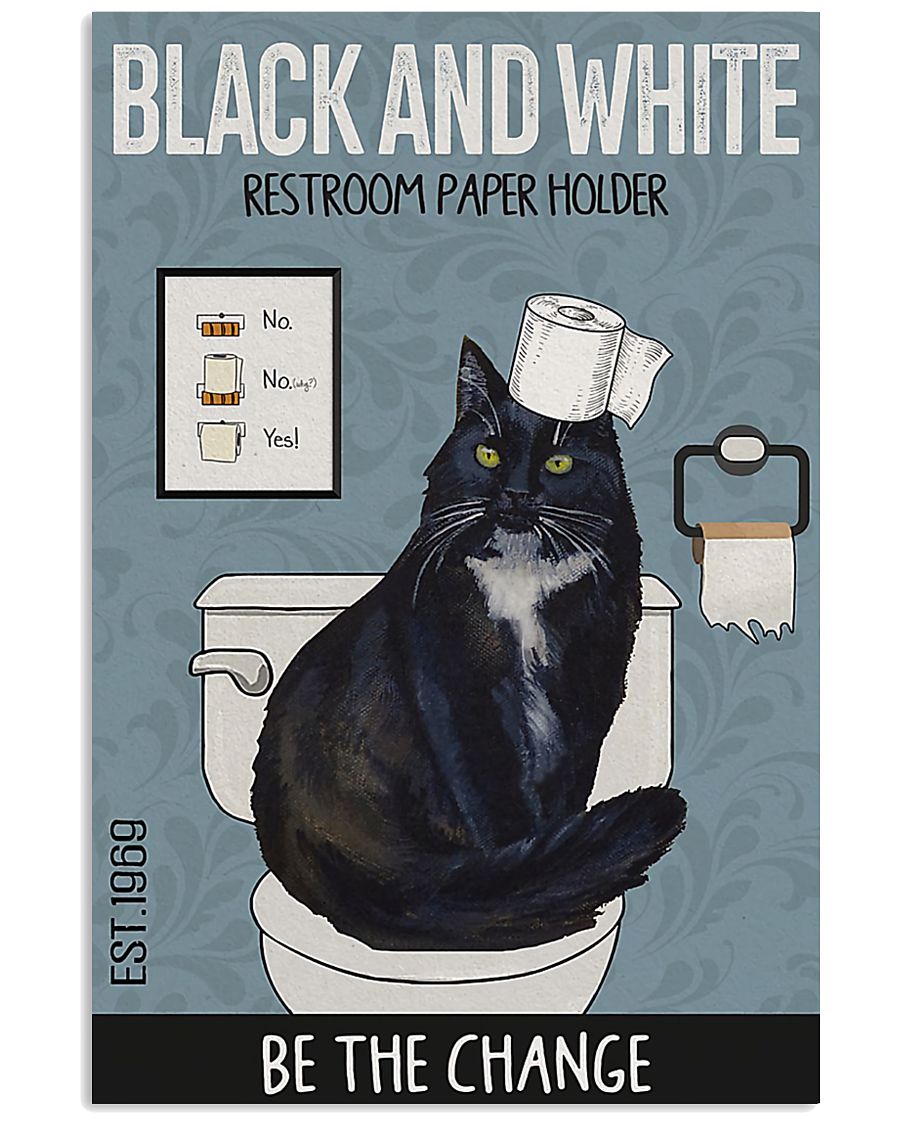 Tuxedo Cat Toilet PP-4056