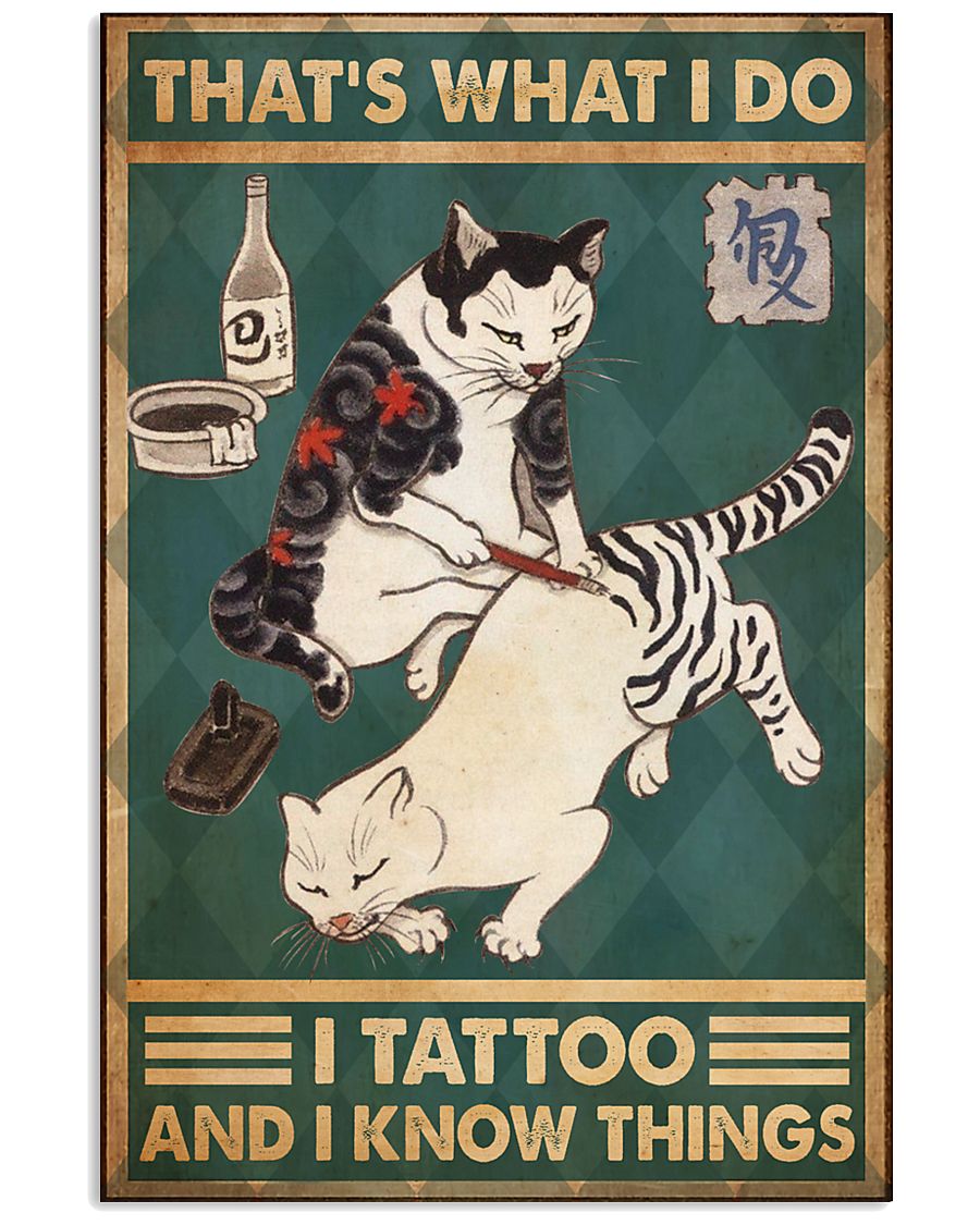 japanese cats tattoo know things pt phq ntv-2683