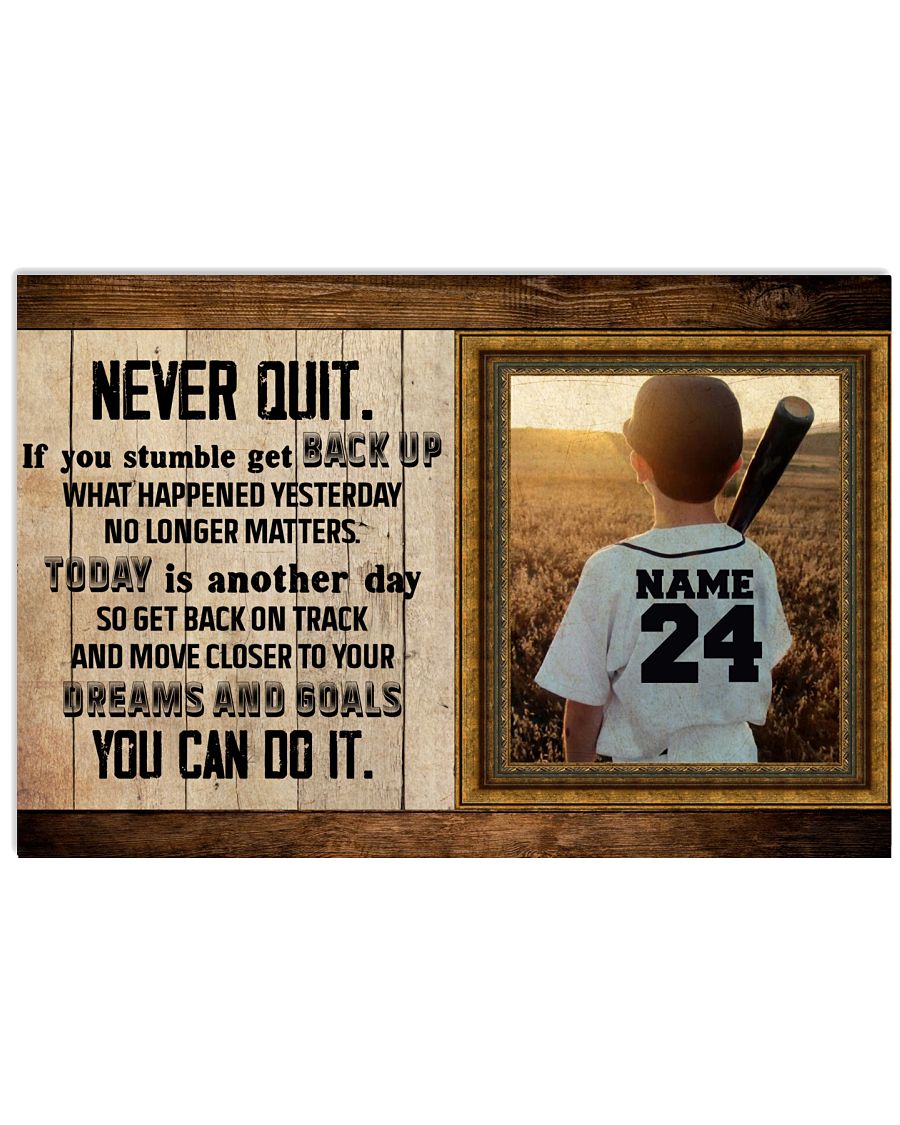 Baseball Never Quit GM1-1012-3338