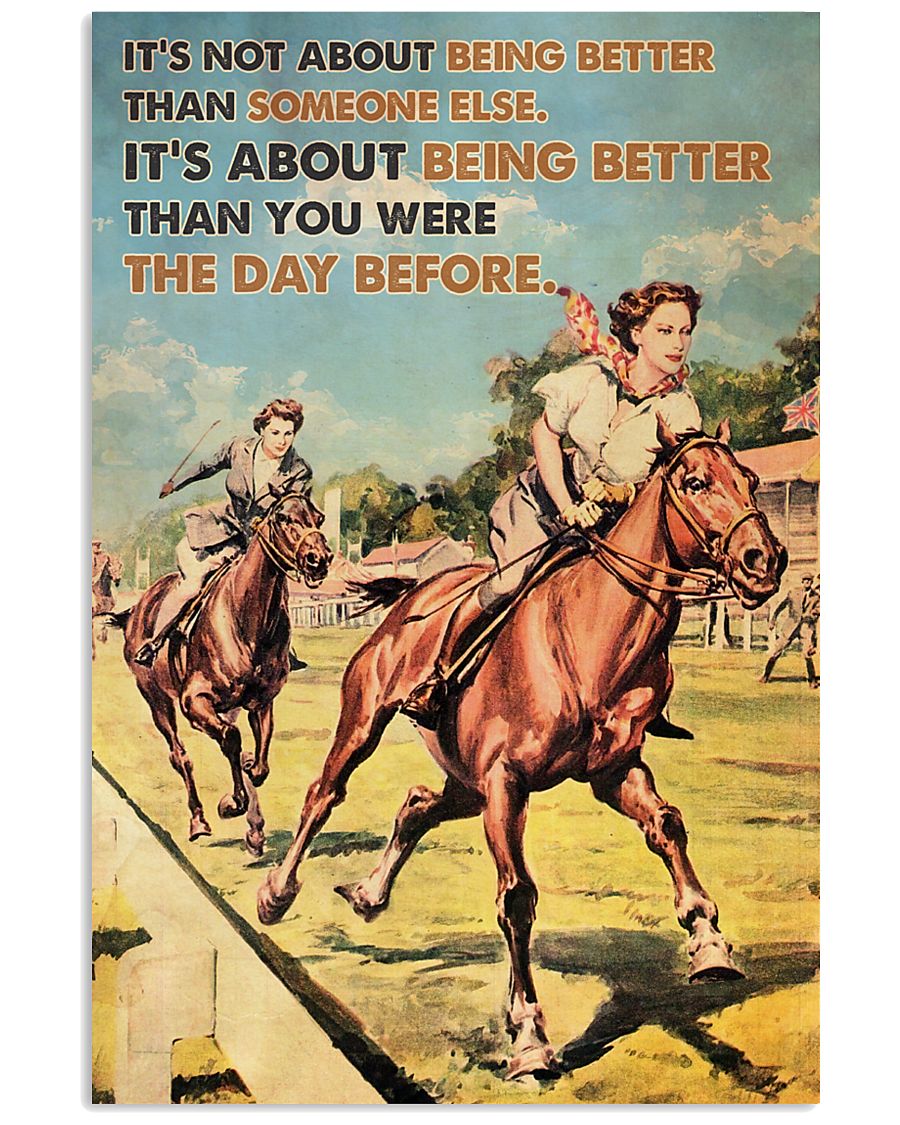 Horse Racing Woman Better Than You Were-5184