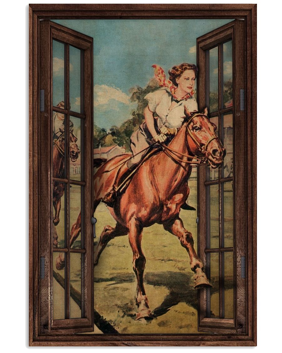 Female Horse Racing Window-1481