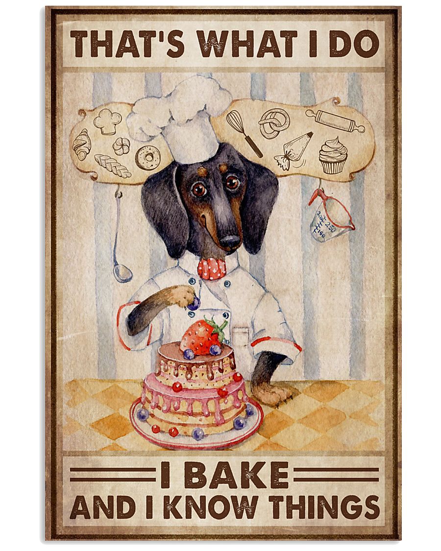 Dachshund Bake And Know Things -4979