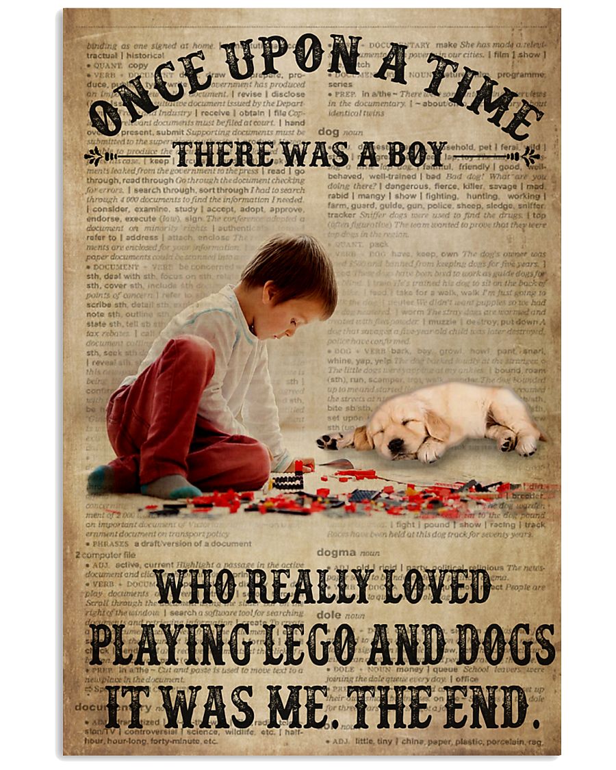 Boy Loved Lego And Dog-1692