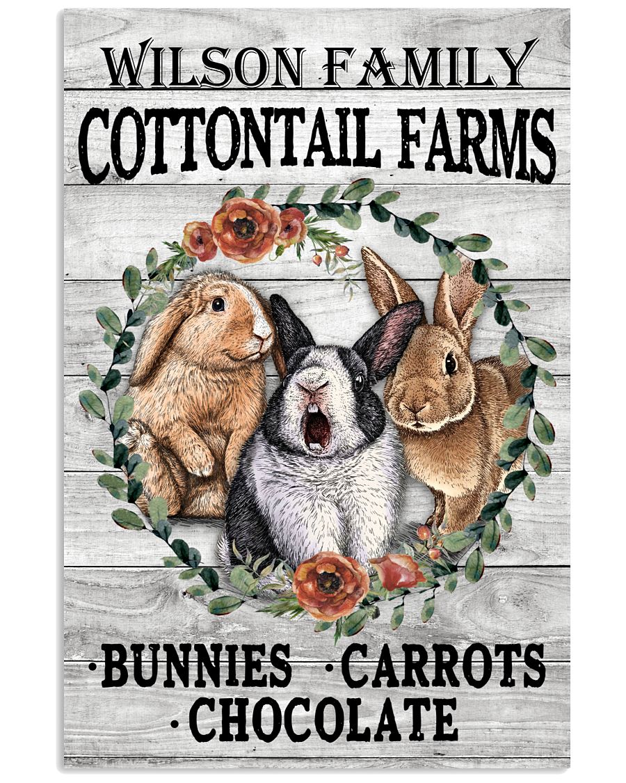 Personalized Rabbit Cottontail Farms-4318