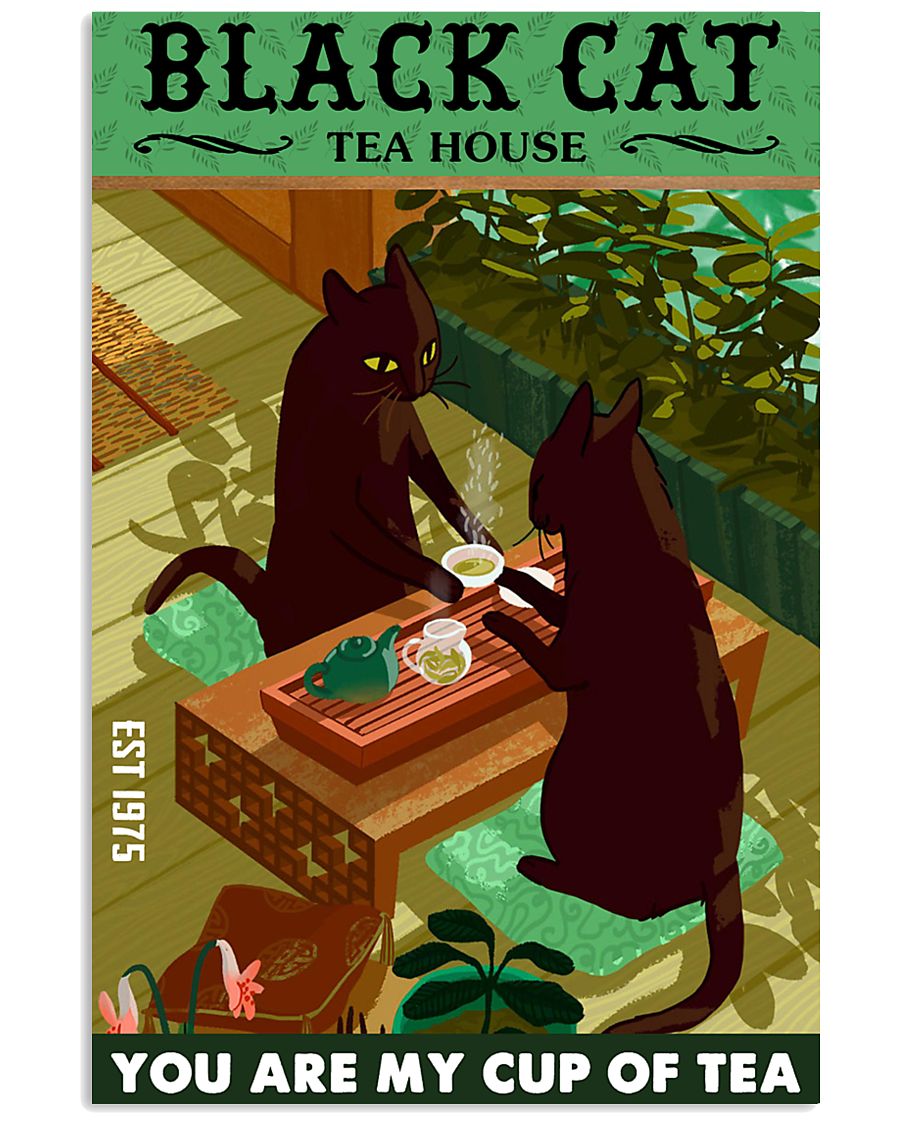 You Are My Cup Of Tea Black Cat Lover-9902