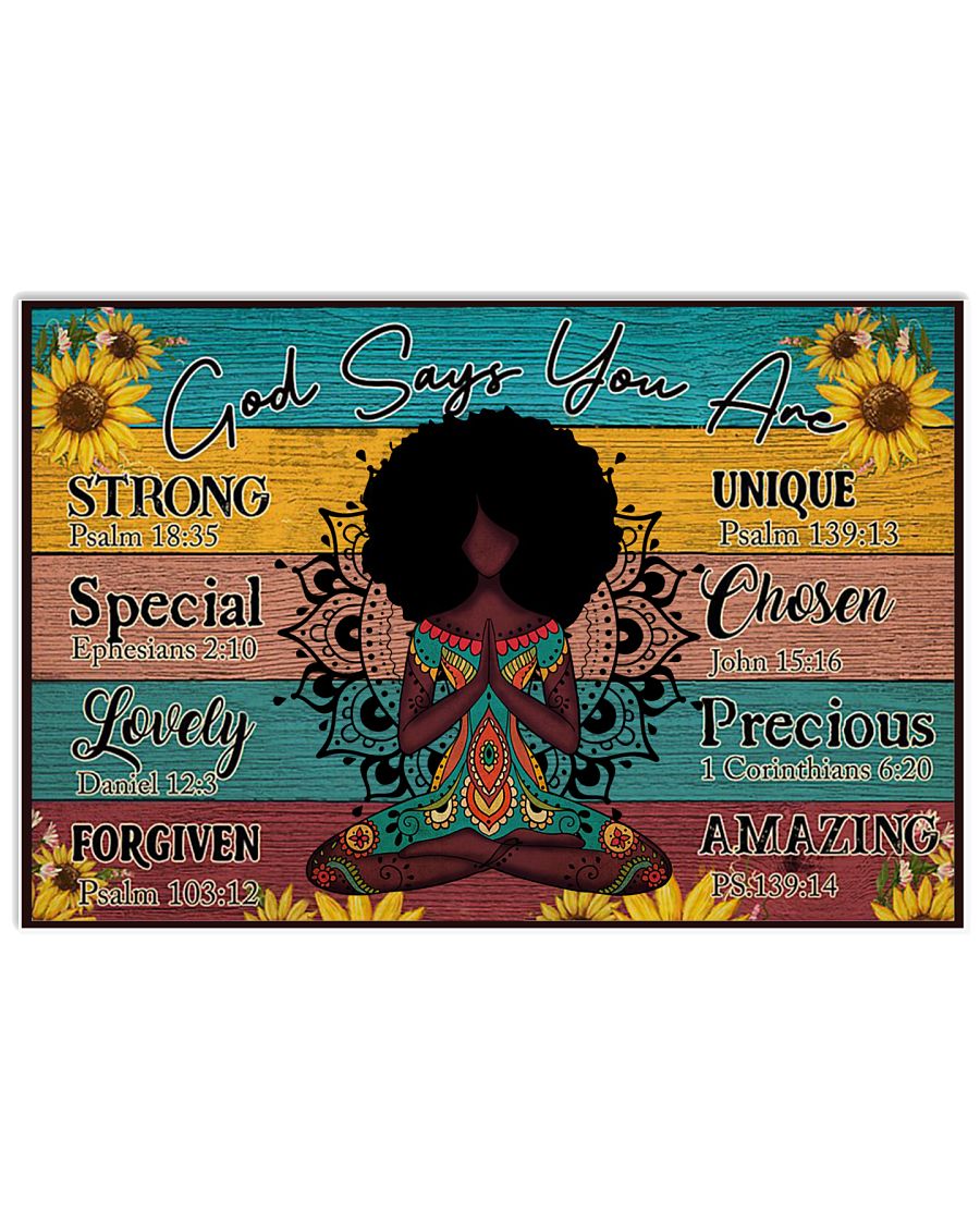 Black girl yoga god says you are-8788