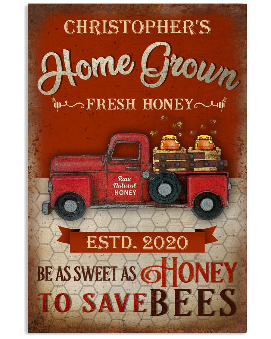 Personalized Honey Bee Raw Natural Honey-4423