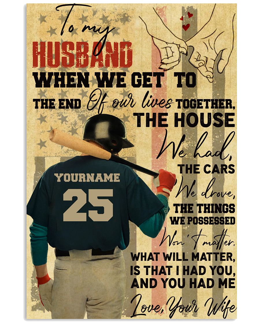 Baseball To My Husband GH6-0401-2153