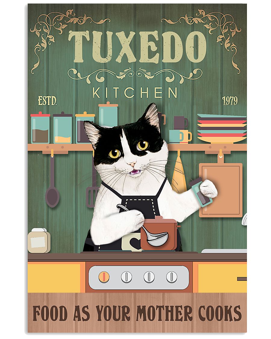 Tuxedo Kitchen Cat Lover-9274