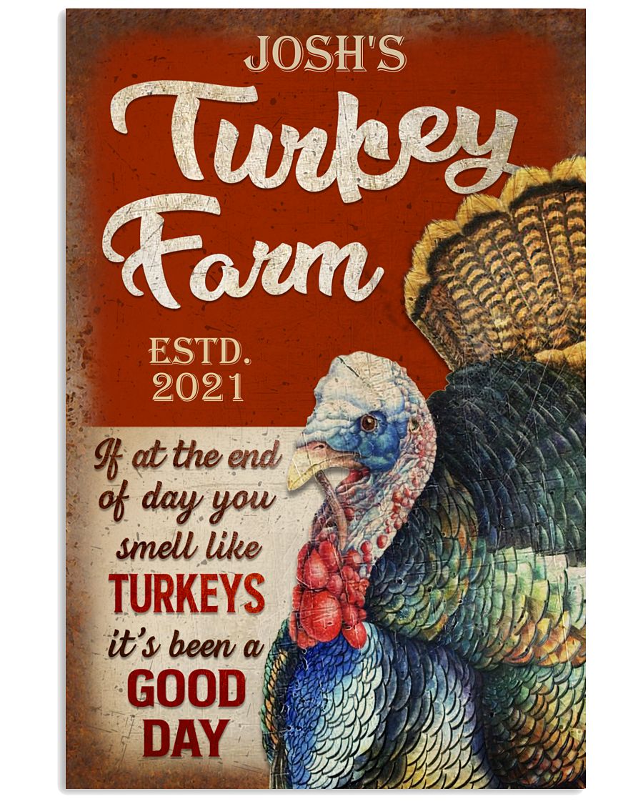 Personalized Turkey Farm Good Day-3458