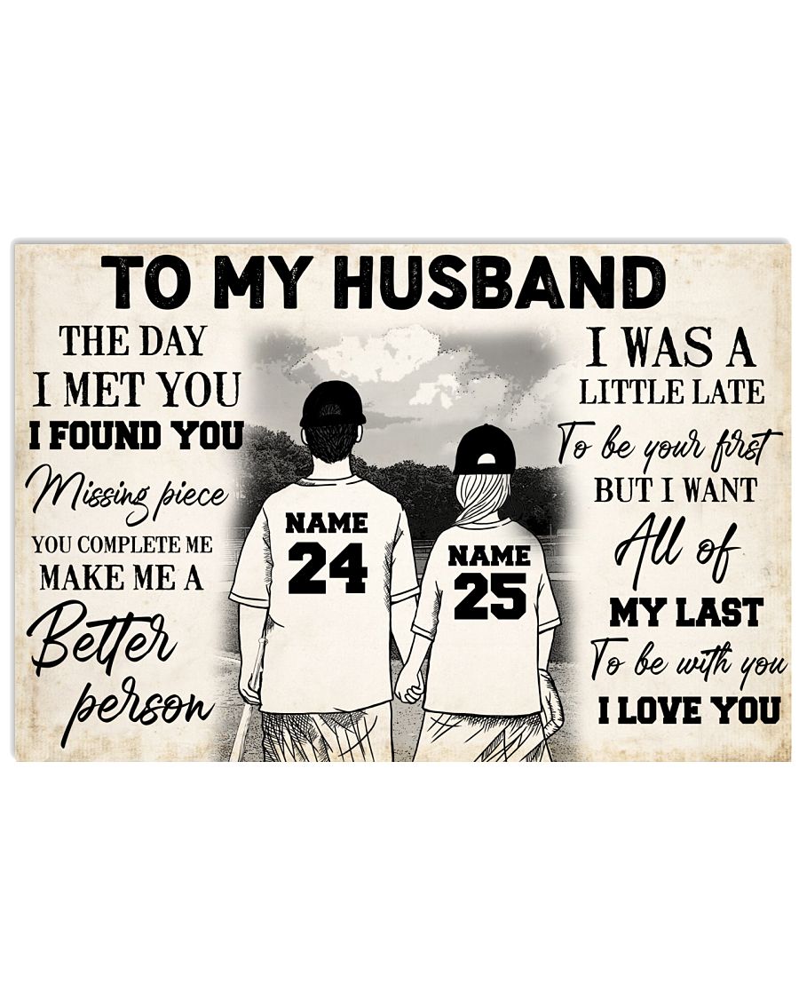 Baseball Couple To My Husband GH3-1901-4822