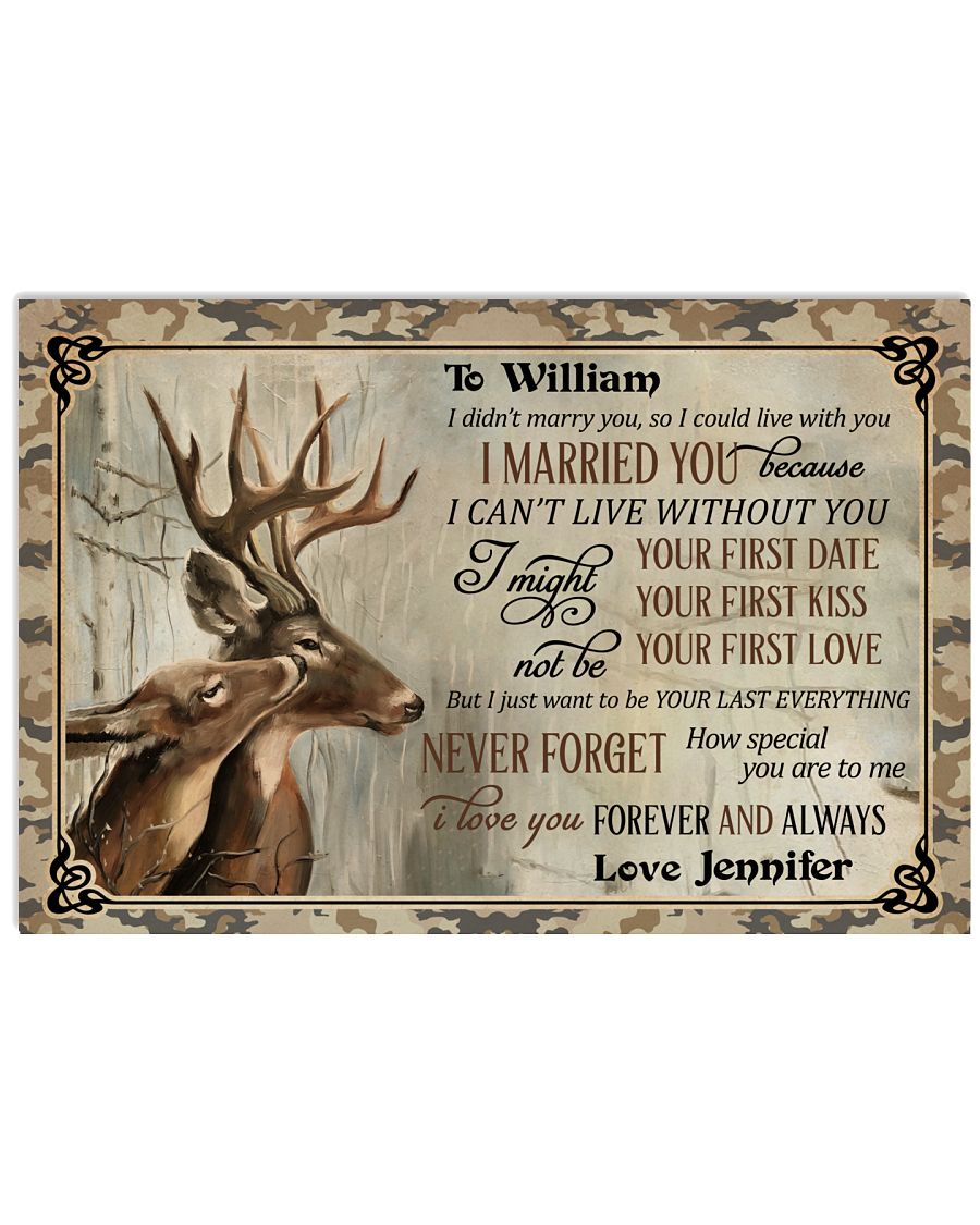 Personalized Deer Forever And Always-6330