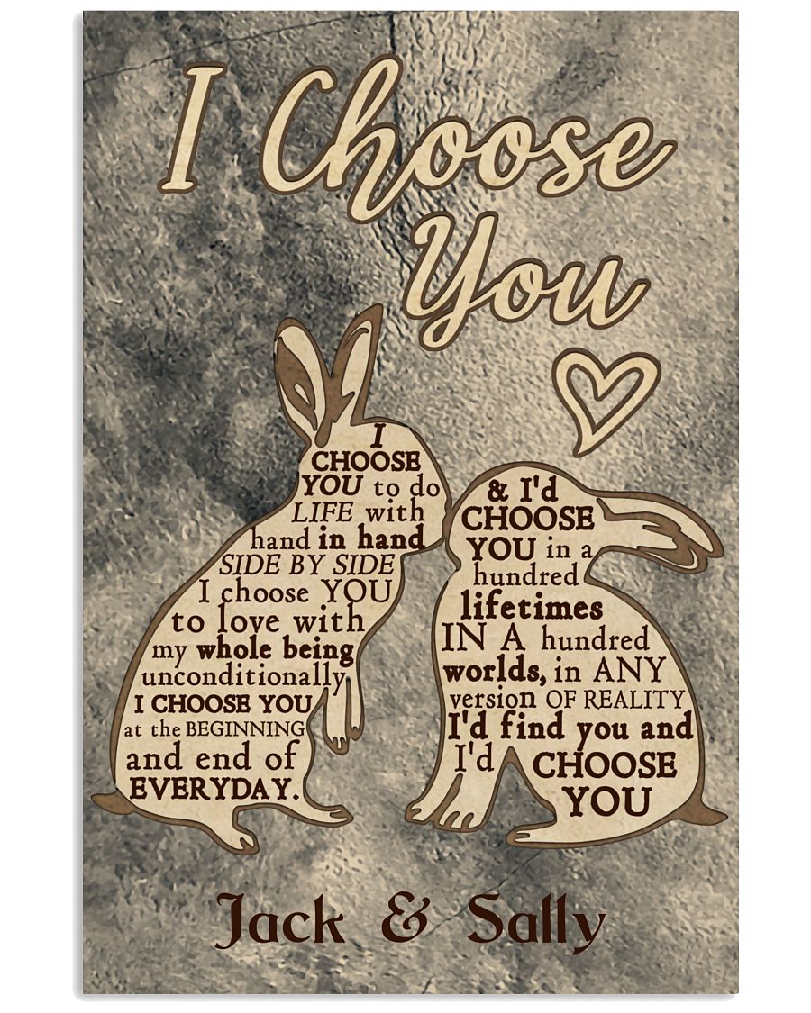 Personalized Rabbit I Choose You -5742