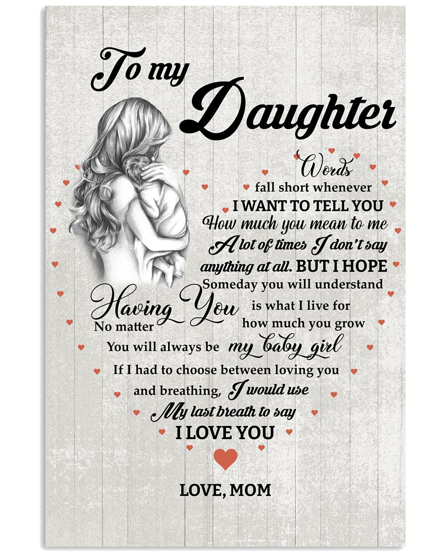 How Much You Mean To Me - Amazing Gift For Daughter-8163