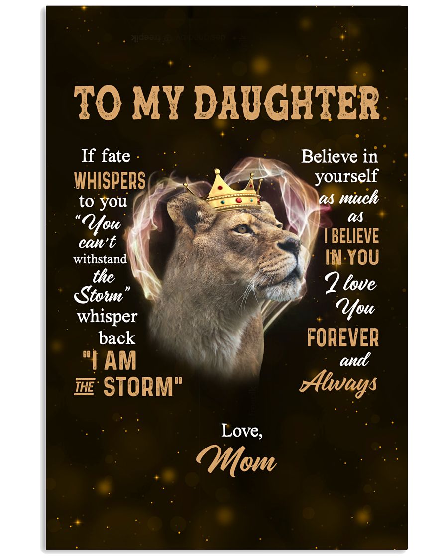 I Love You Forever And Always - Best Gift For Daughter-4337