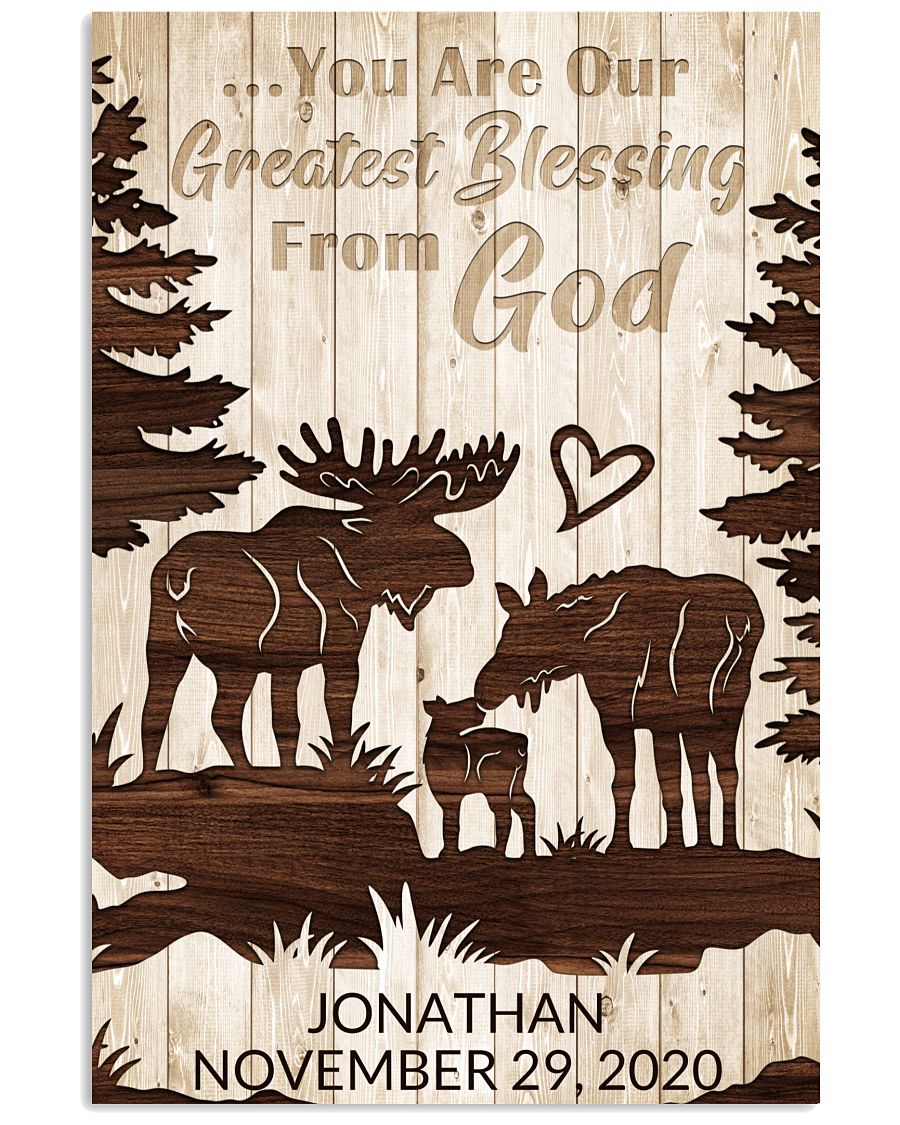 Personalized Moose Greatest Blessing-3792