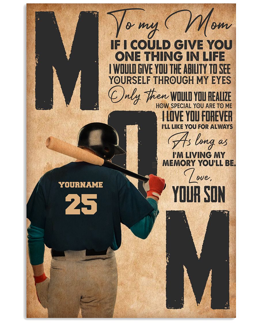 Baseball To My Mom From Son GH2-0503-6822