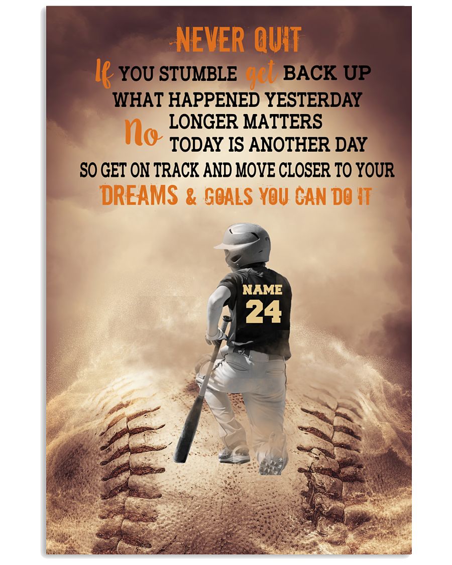 Never Quit Baseball GV1-2510-6977