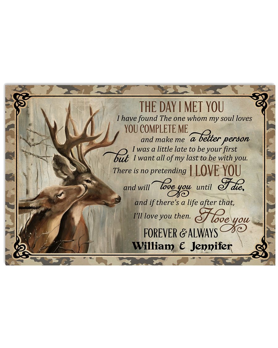 Personalized Deer The Day I Met You-7040