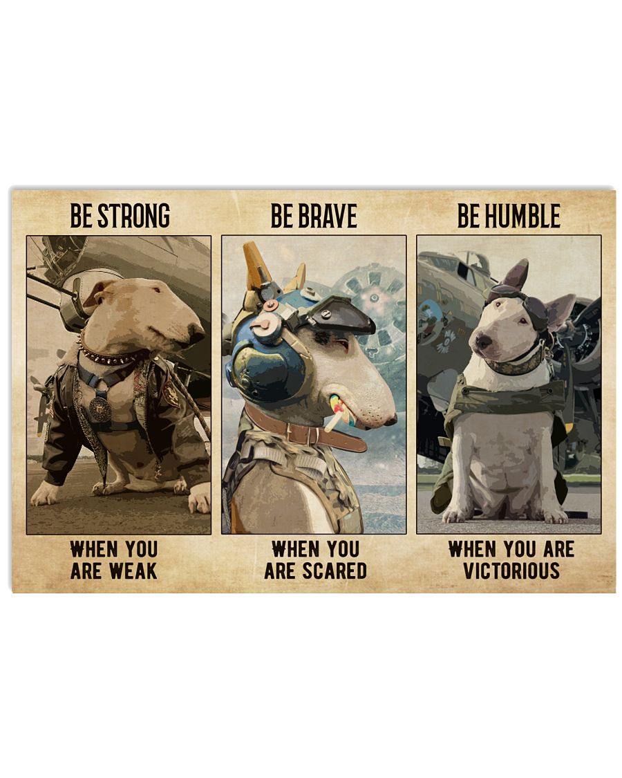 Bull Terrier Pilot Be Humble-3465