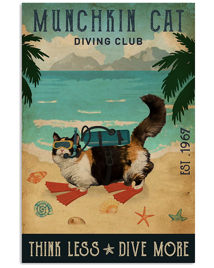 Vintage Diving Club Munchkin Cat-6654