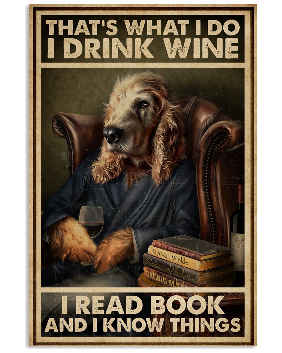 Cocker Spaniel Drink Wine-8396