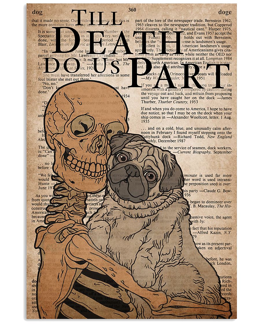  Skeleton Pug Till Death Do Us Apart -1490