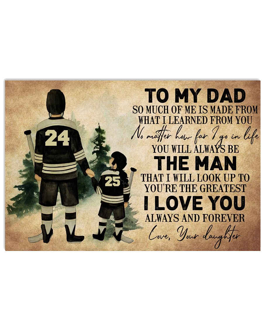 Hockey To My Dad From Daughter GH1-1101-8557