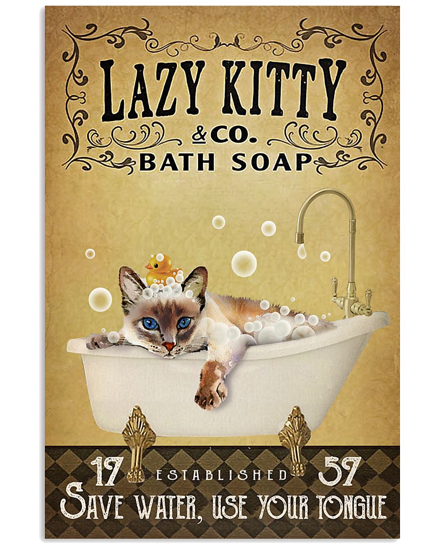 Yellow Bath Soap Siamese Cat-7268