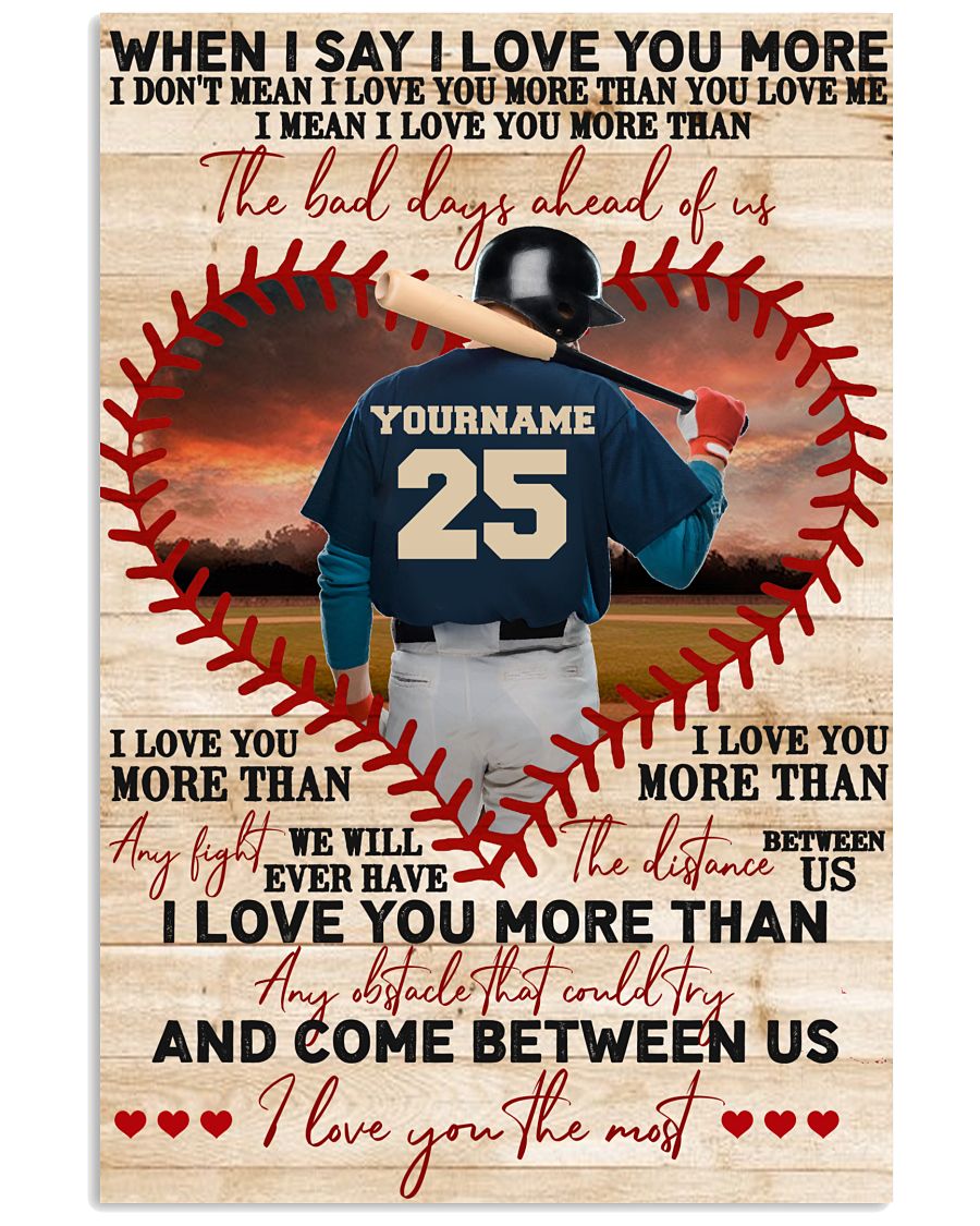 Baseball When I Love You More GH8-0601-5498