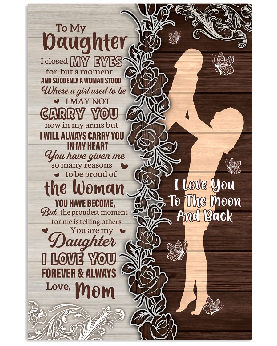 I Love You Forever & Always - Special Gift For Daughter-1063