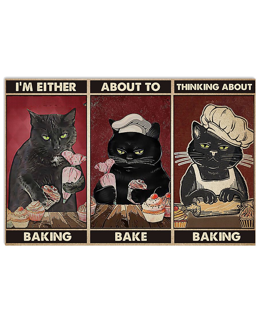 cats thinking about baking pt phq ngt-5553