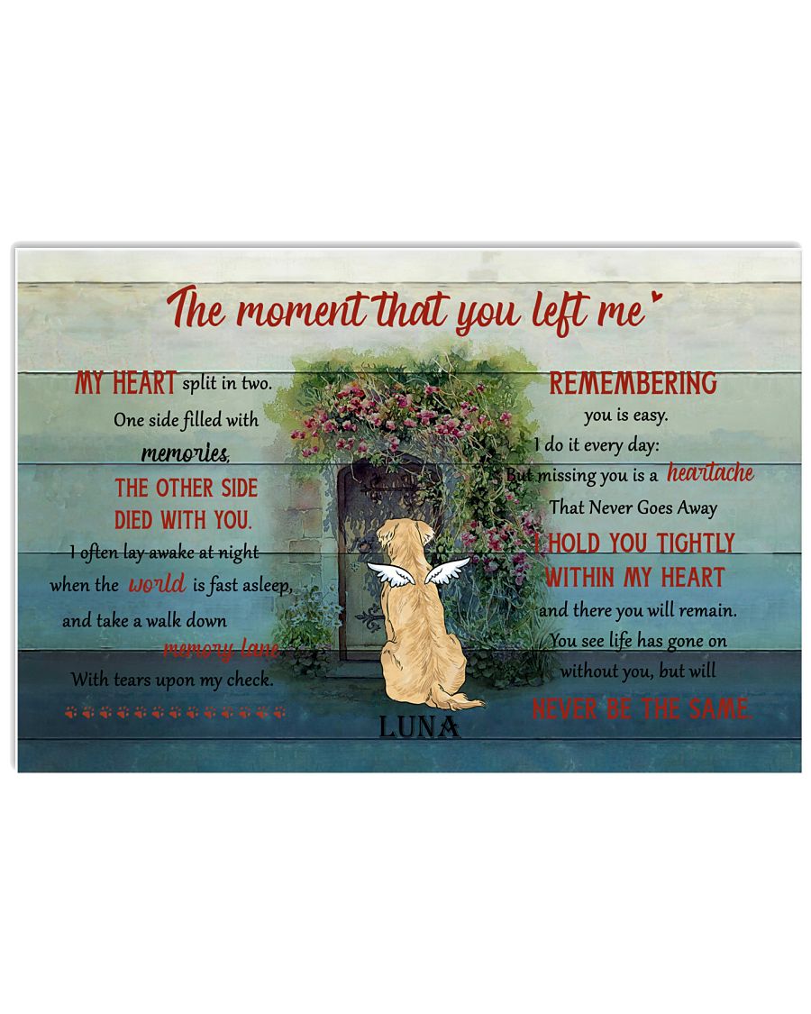 Golden Retriever The moment that you left me-7063