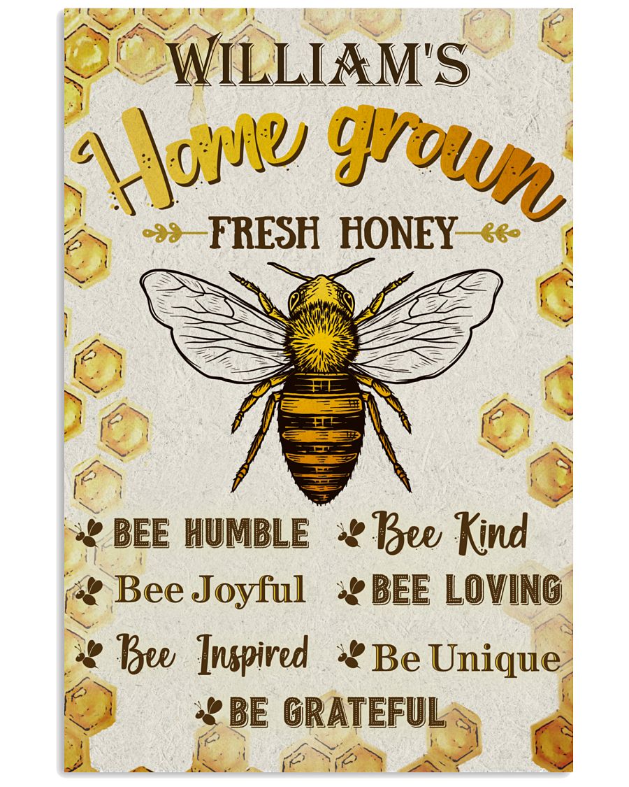 Personalized Honey Bee Home-2884