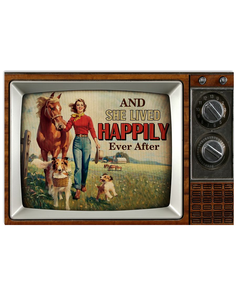 Horse Dog Screen Lived Happily-6292