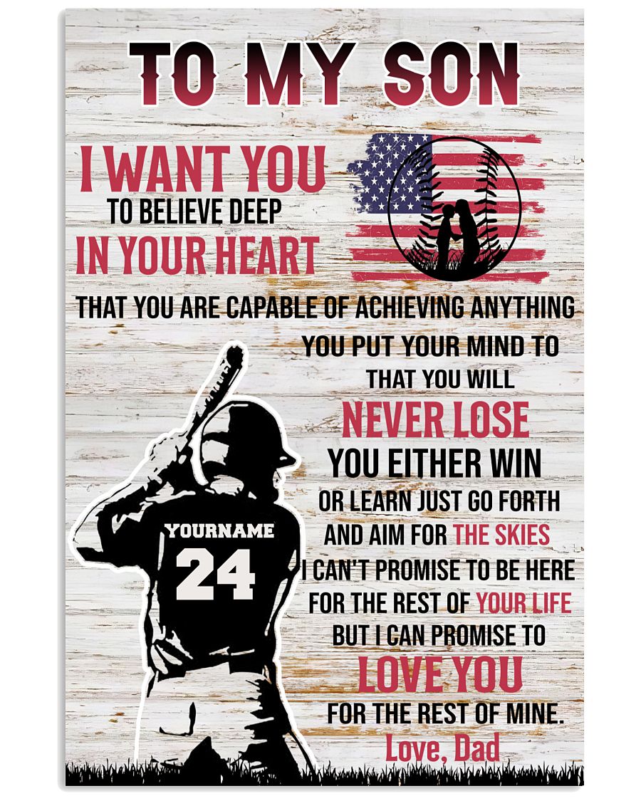 To My Son Baseball GV2-2510-6094